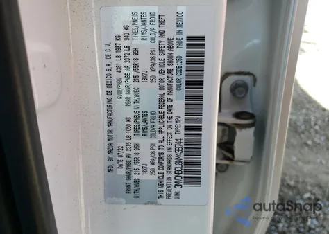 2022 Mazda Cx-30 Preferred z USA, uszkodzony, nr VIN 3MVDMBCL8NM438744